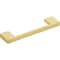 Jeffrey Alexander 96 mm Center-to-Center Brushed Gold Square Sutton Cabinet Bar Pull 635-96BG - alternate 2